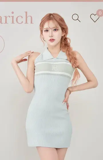 로고 아메스리 니트 원피스 darich 원피스