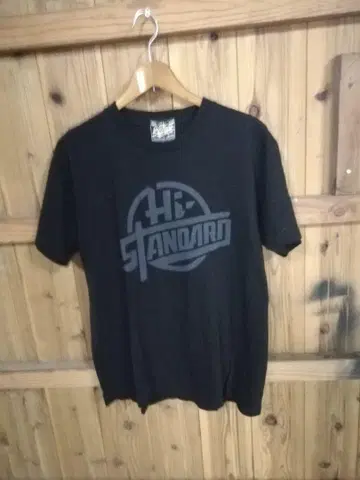 HI-STANDARD 로고 티셔츠 블랙