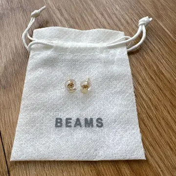 BEAMS 귀걸이 하트 K10