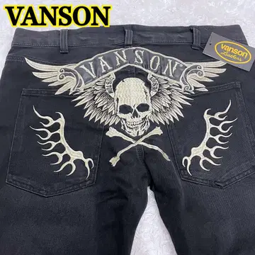 VANSON 반슨 청바지 블랙 3L 빅 사이즈 미사용 택 포함