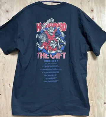 Hi-STANDARD THE GIFT TOUR 2017 티셔츠 L 미사용