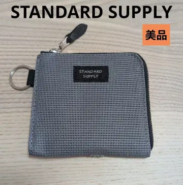새상품급 STANDARD SUPPLY L자 지갑 그레이 남녀 공용