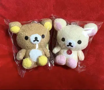 리락쿠마 외출 봉제 인형 키링 언제나 함께