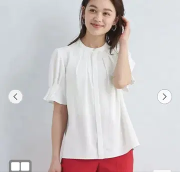 유나이티드 애로우즈 그린 라벨 반팔 블라우스