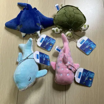 오키나와 미라쿠수족관 봉제 인형 세트