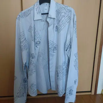 BERLUTI 긴팔 셔츠 블루