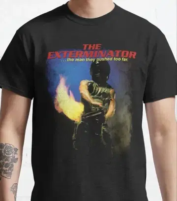 THE EXTERMINATOR 터미네이터 티셔츠 블랙 XL