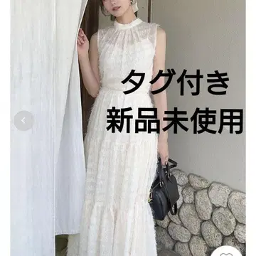FRAY I.D 2way 벨트 티어드 원피스