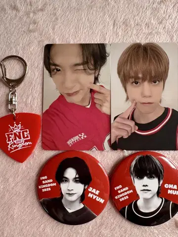 FNC BAND KINGDOM 2025 핀 배지 카드