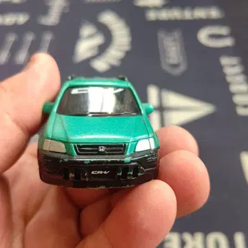 HONDA CRV 미니카 그린 컬러 얼룩과 흠집이 있습니다.
