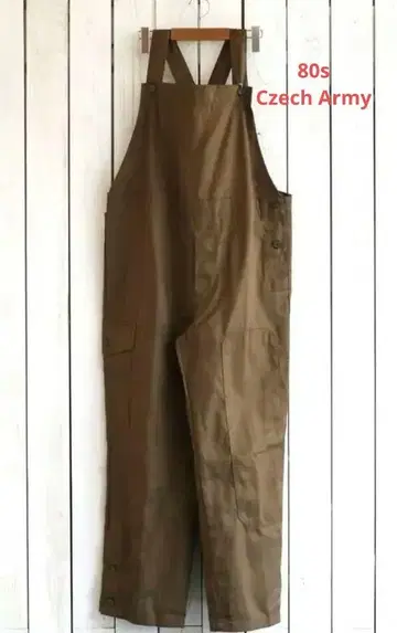 80s Czech Army Overall 체코 군 오버롤
