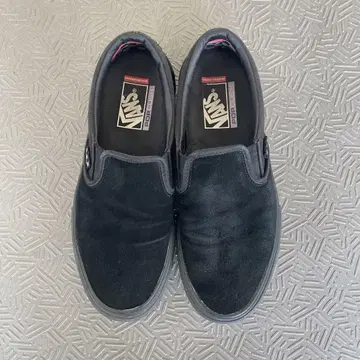 VANS SLIP-ON PRO 슬립온 블랙 스웨이드 26.0cm