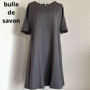 bulle de savon 뷔르데사봉 원피스 울 루즈핏 반팔