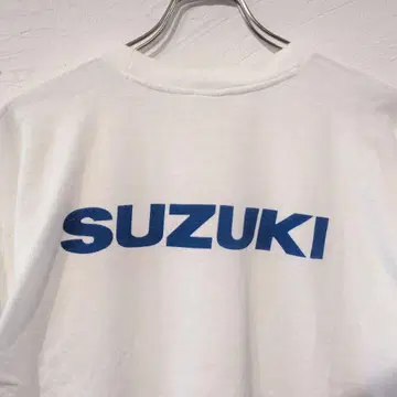 80년대 빈티지 기업 티셔츠 SUZUKI 스즈키 싱글 스티치