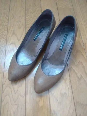 라보키고시 웍스 천연 가죽 펌프스 24.5cm RABOKIGOSHI