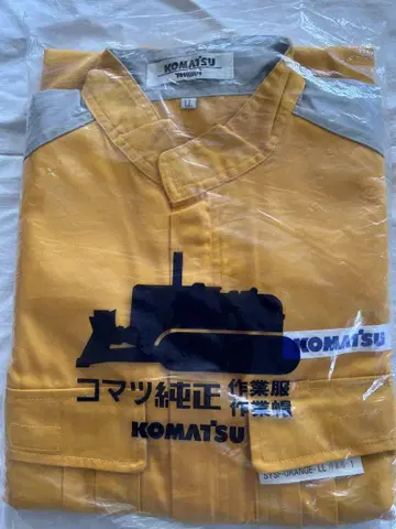 KOMATSU 코마츠 작업옷 긴팔 LL 츠나기 작업복