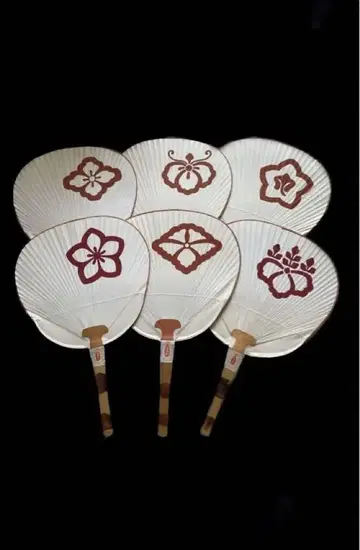 교토 부채 6장 Japanese uchiwa Kyoto cosplay
