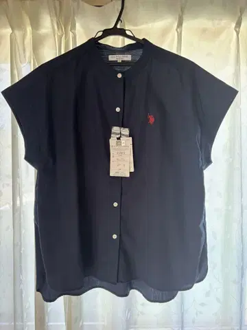 U.S. POLO ASSN. 네이비 반팔 셔츠 L 사이즈