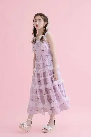 mellfy memory Sweet cherry long 원피스