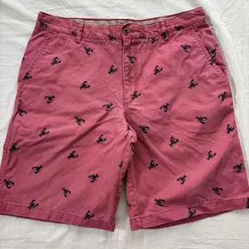 IZOD Saltwater 숏 팬츠 W36 핑크 하프 팬츠