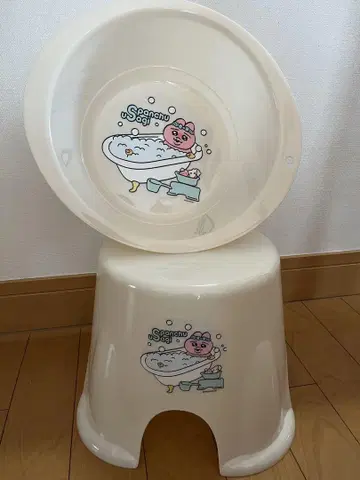 빤쮸토끼 목욕탕 세트 목욕 의자 목욕통