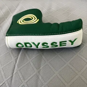 ODYSSEY 퍼터용 골프헤드커버 그린/화이트