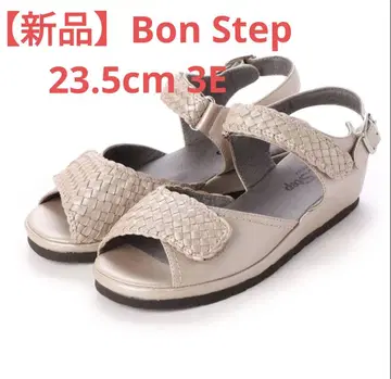 새상품 Bon Step 샌들 23.5cm 3E 펄 베이지