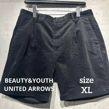 BEAUTY&YOUTH UNITED ARROWS 블랙 하프 팬츠