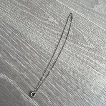 실버 925 체인 목걸이 약 45cm