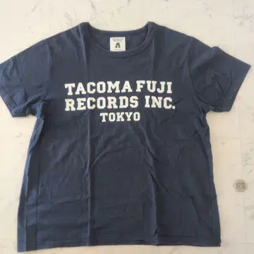 TACOMA FUJI RECORDS 티셔츠 네이비