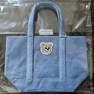 라브라리 바이 페이러 올드 테디 토트백 라이트 블루