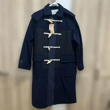 토비라 롱 더플 코트 네이비 여성용 택 포함 새상품
