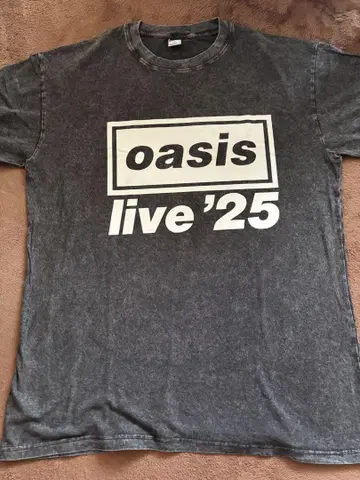 oasis live '25 티셔츠