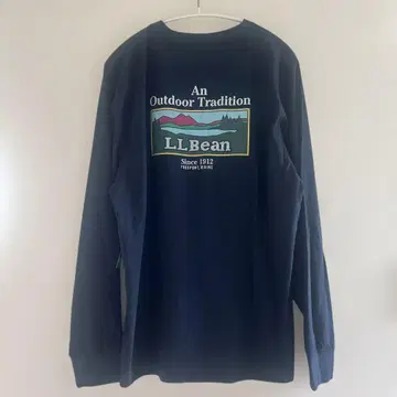LL.Bean 네이비 긴팔 티셔츠