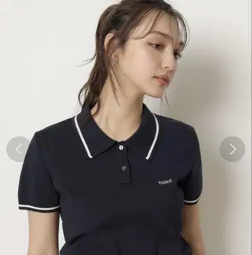 mimi 네이비 폴로 셔츠 반팔