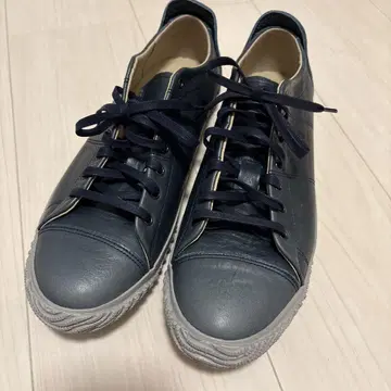 SPINGLE MOVE 가죽 스니커즈 블루 26.5cm L 사이즈