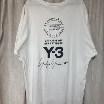 Y-3 오버 사이즈 티셔츠