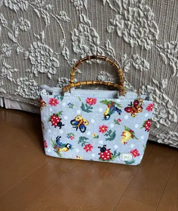 페이러 대나무 하이 패턴 핸드백