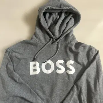 BOSS 그레이 후드 부착 후드티