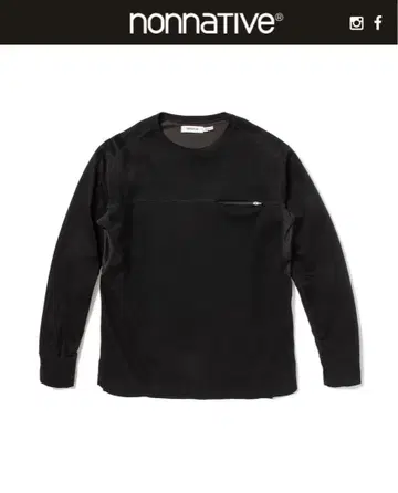 nonnative JOGGER L/S TEE C/N ICE PACK 블랙