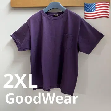 Goodwear 퍼플 티셔츠 2XL
