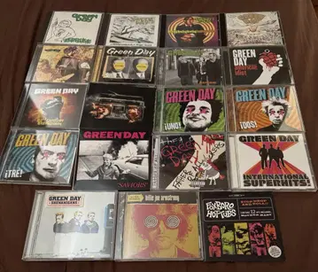 Green Day CD 컬렉션 (18장 + 덤 세트)