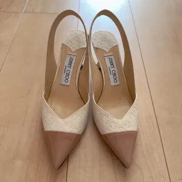 JIMMY CHOO 스틸레토 힐 아이보리/베이지
