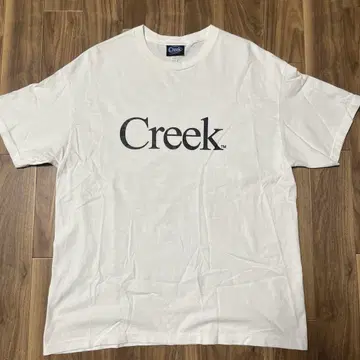 Creek 로고 티셔츠 화이트 XL