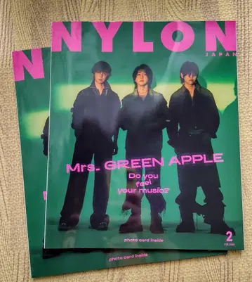 NylonJapan Mrs. GREEN APPLE 특집 2권 세트