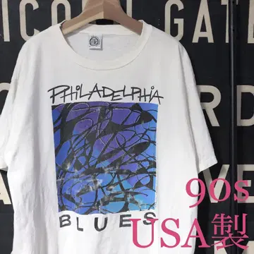 90s USA제 그래비티 그래픽 싱 아트 티셔츠 빈티지