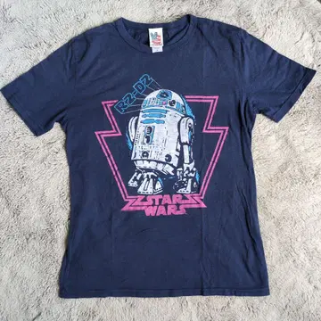 R2-D2 스타 워즈 반팔 티셔츠 M 네이비 유니클로 지유 네이비