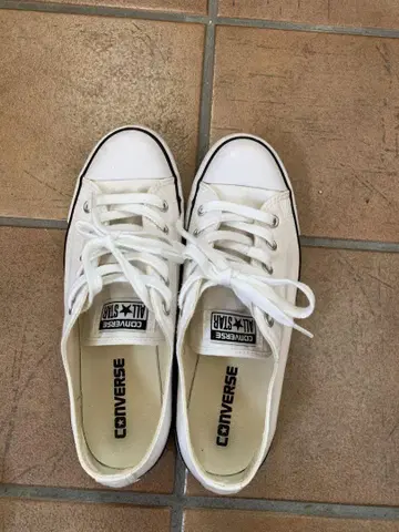 CONVERSE ALL STAR 화이트 스니커즈 24.5cm