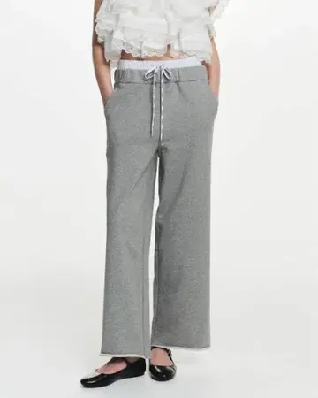 BIBIY JULIET DOUBLE WAIST PANTS 스웨트 팬츠