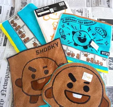 BTS SHOOKY 타월 5종 세트
